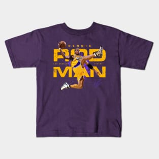 Dennis Rodman Lakers Kids T-Shirt